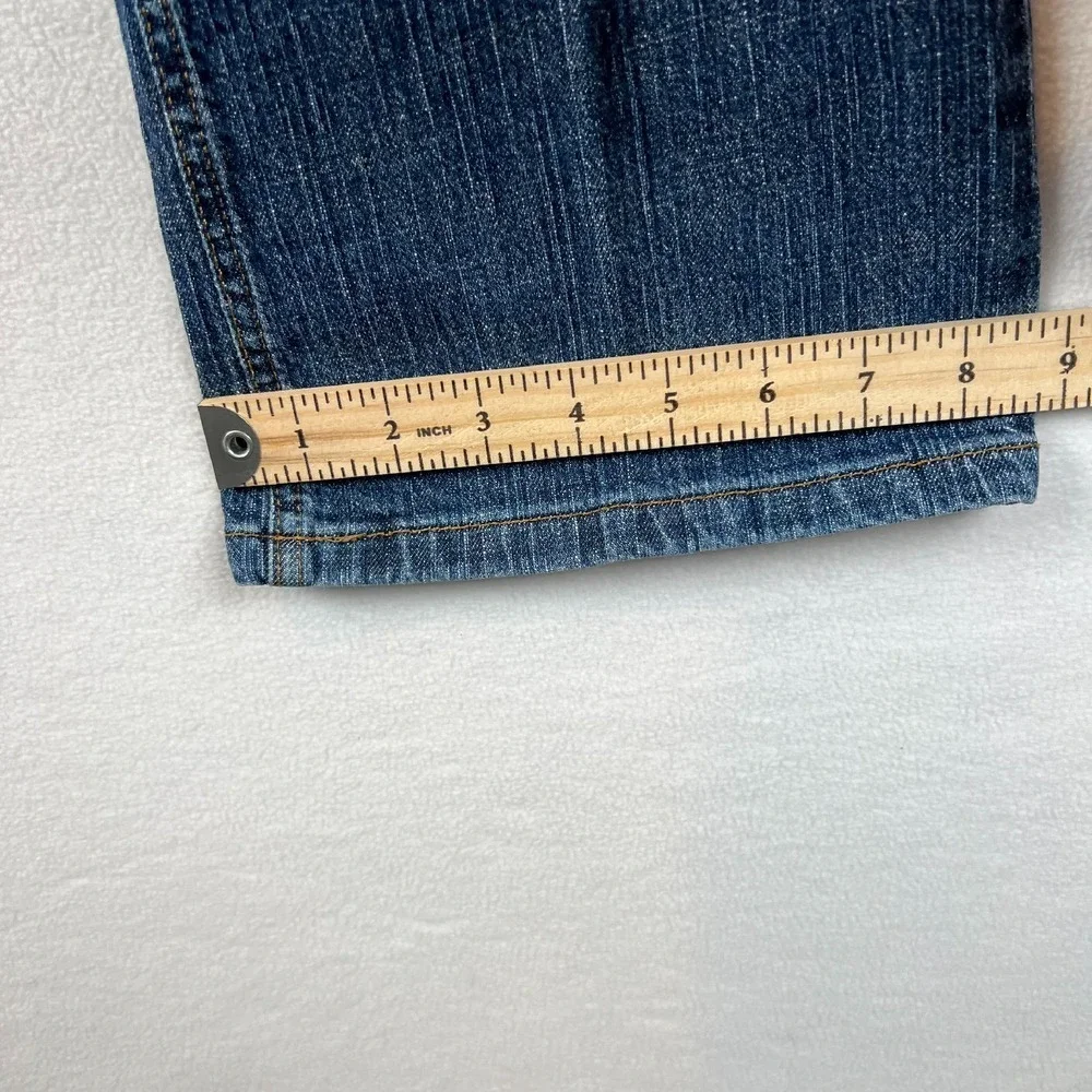 Vintage L.e.i. Chelsea Low Rise Jeans‎ Womens 7 Bootcut Denim Dark Wash Y2K 90s